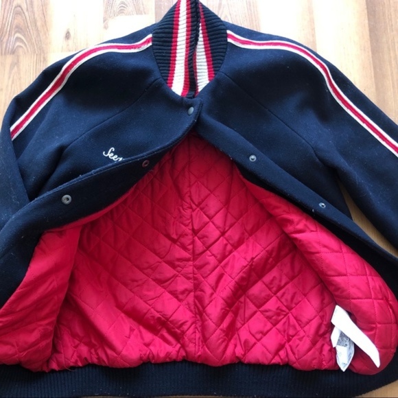 Zara East Village NY Wool Bomber Military Jacket - Picture 5 of 5